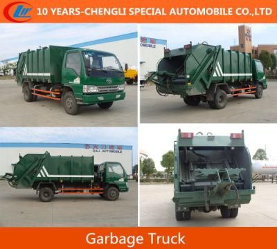 4X2 Compression Garbage Truck 10cbm Compactor Garbage Truck for Sale
