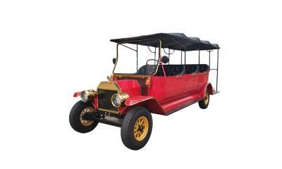 6 Seats Shuttle Electric Car Battery Powered Tourist Sightseeing Antique Classic Old Vintage Car
