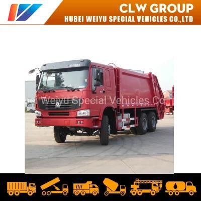 Sinotruk HOWO 3axles 6X4 15m3 Compressed Rubbish Collector Compactor Garbage Truck