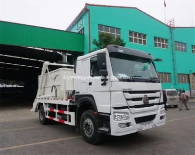 HOWO 4*2 15 Ton 15 Cubic 15m3 15ton Swing Garbage Truck