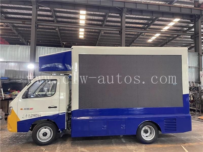 Foton Xiangling M1 4X2 Single Screen Lift LED Advertising Truck Mobile LED Billboard for Roadshow