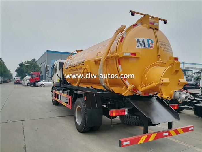 FAW 10cbm Sewage Suction Truck Vacuum Sewer Cleaning Truck