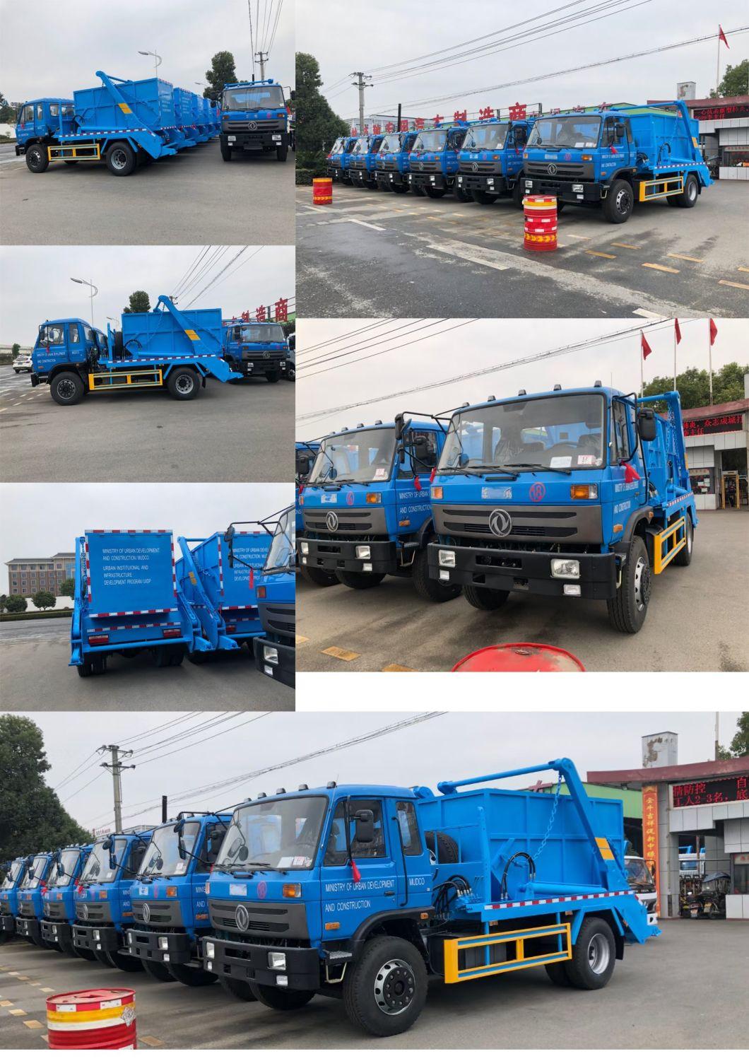 Dongfeng 4000 Liters Mini Skip Loader Garbage Truck for Sale