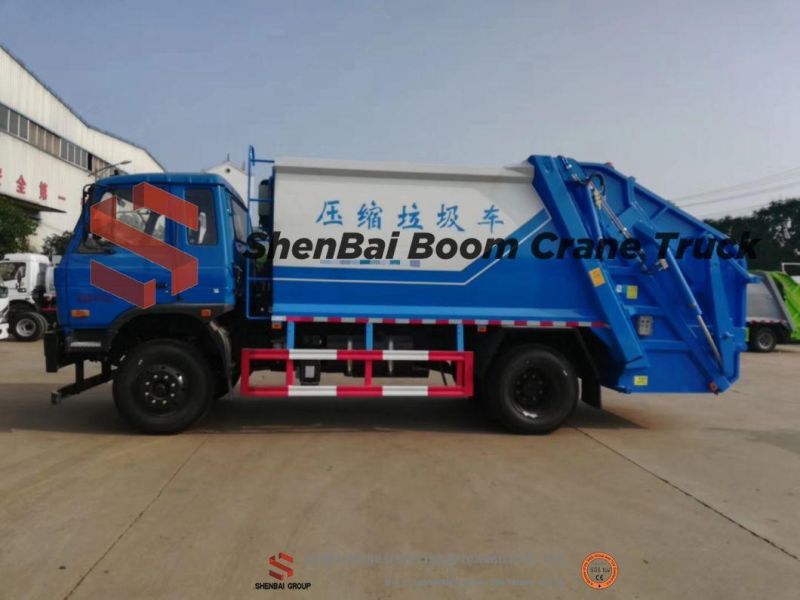 Dongfeng 8 Ton Garbage Truck Compressed Rubbish for Transfer