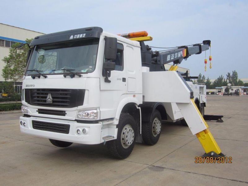 Sinotruk HOWO 8X4 Road Wrecker Tow Truck Recovery Truck