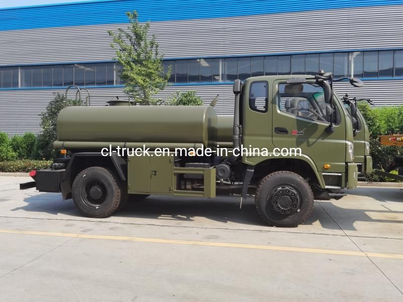 Foton Forland 4X4 Full Drive Yuchai Engine Water Tank Truck 5000liters 6000liters