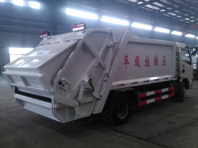 Dongfeng 8000L Rear Loader Compactor Garbage Truck for Sale
