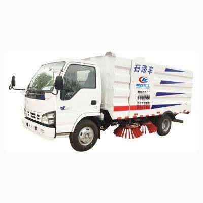 Isuzu 600p Small Cleaning Street Road Sweeper Truck for Sale
