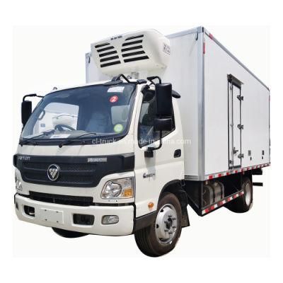 Foton Aumark Thermoking Carrier 6tons 7tons 8tons Meat Freezer Mobile Refrigerator Refrigerated Trucks for Sale