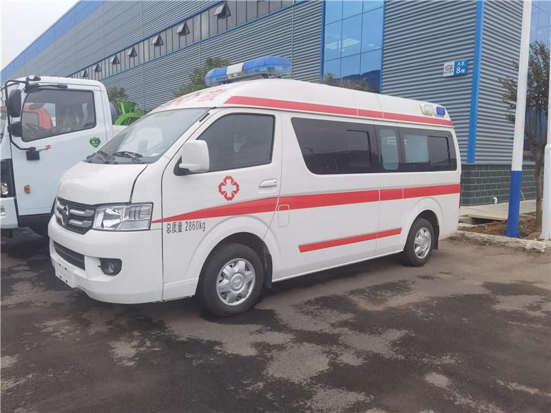 Foton Right Hand Drive Ambulance Patient Monitor Ambulance Car Truck