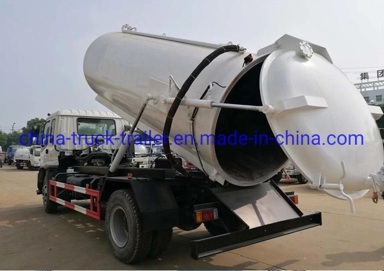 Isuzu Qingling Ftr 4*2 190HP 10cbm Suction Tanker Truck