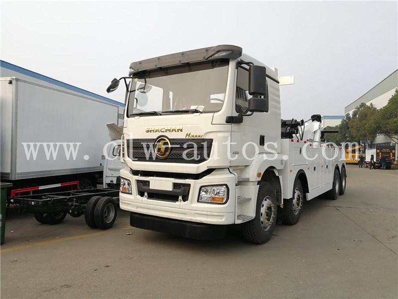 Shacman Heavy Duty 30tons 40tons 50tons 60tons Wrecker Equipment Crane Truck Integrated Towing and Lifting Wrecker Truck