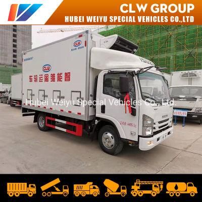Factory Price Isuzu 4*2 Intelligent Day Old Chick Long Distance Delivery Poultry Transportation Truck with Double Temperature Control System