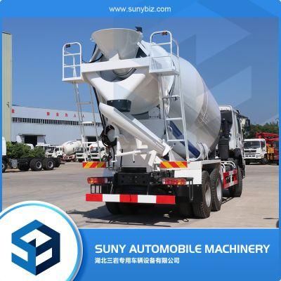 HOWO 6X4 10000L Diesel Concrete Mixer Truck with Pump