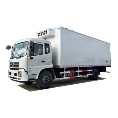 Stock Dongfeng High-End 15 Tons Refrigerated Van Fresh /Frozen Goods Transport Cheap Freezer Truck