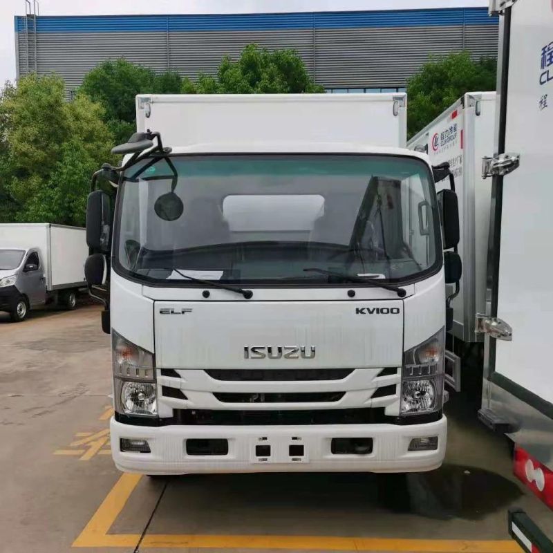 1suzu 4X2 Japanese Brand 3ton Small Mobile -5c to -15c Refrigerated Van Truck Ice Cream Freezer Cargo Truck for Sale