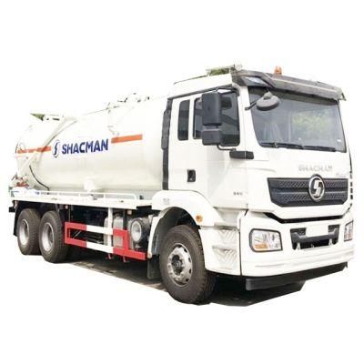 Shacman H3000 6X4 18cu. M Vacuum Sludge Trucks 20cubic Meter Sewage Suction Truck 20000L Waste Sewer Vacuum Truck Price