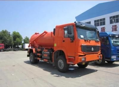 10ton-12ton HOWO Rhd 4X4 Model 4WD 10m3-12m3 10000 Litres 12000 Litres Liquid Sewage Truck