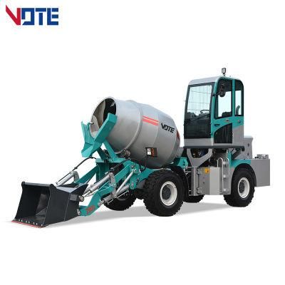 Self Loading Concrete Mixer Truck