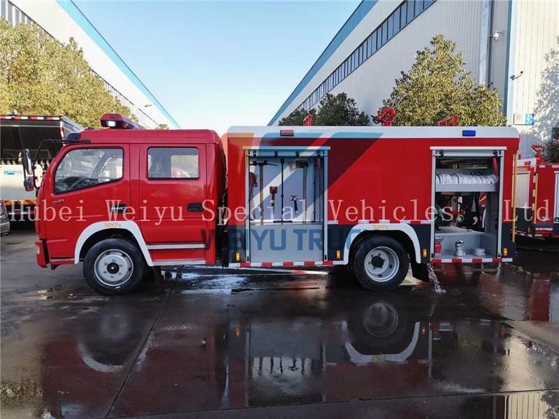 Dongfeng Duolicar Mini 2 Tons 2000liters Water Tank Fire Fighting Truck Fire Rescue Truck Fire Engine Fire Pumper Truck