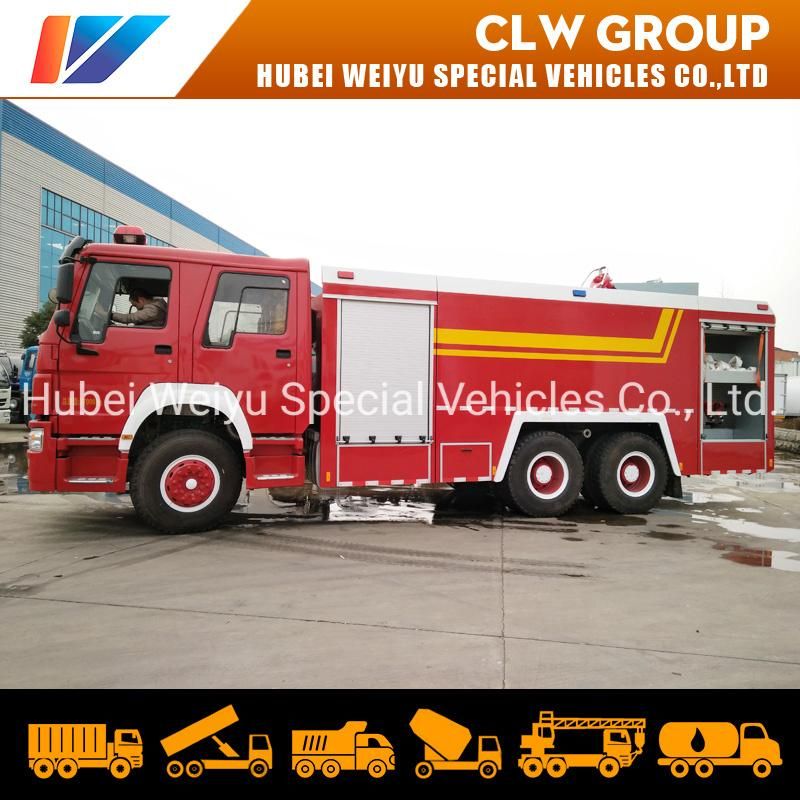 16tons HOWO 10-Wheel Fire Engine 13000liters Water 3000liters Foam Tanker Fire Fighting Truck