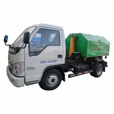 Foton Forland Mini 3m3 Hook Lift Container Side Loader Garbage Truck