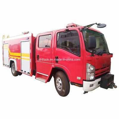 Isuzu 700p 3000liters 4000liters Water Foam Fire Fighting Truck Price Fire Engine for Sale Euro4 Euro5