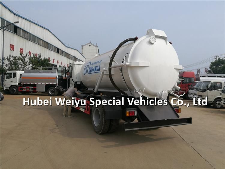 Isuzu 10000liters 10cbm Vacuum Septic Suction Truck 10t for Rwanda