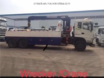 Dongfeng 4tons Winch Wrecker Tow Truck with 3tons 4tons Crane