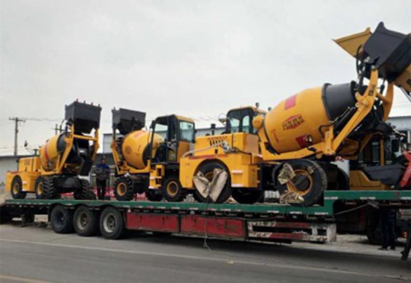 Chinese New Trend 2m3 Self Loading Concrete Mixer Truck