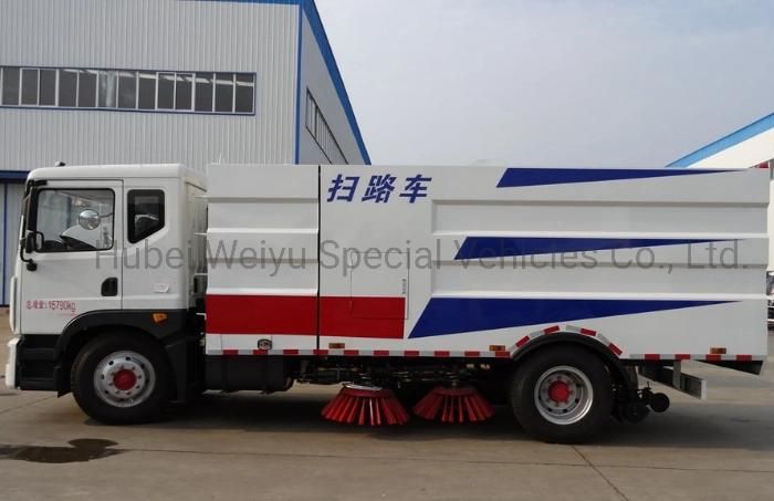 Dongfeng 8tons City Street Cleaning Machine Vacuum Cleaner 11-12cbm Road Special Garbage Sweeper Truck