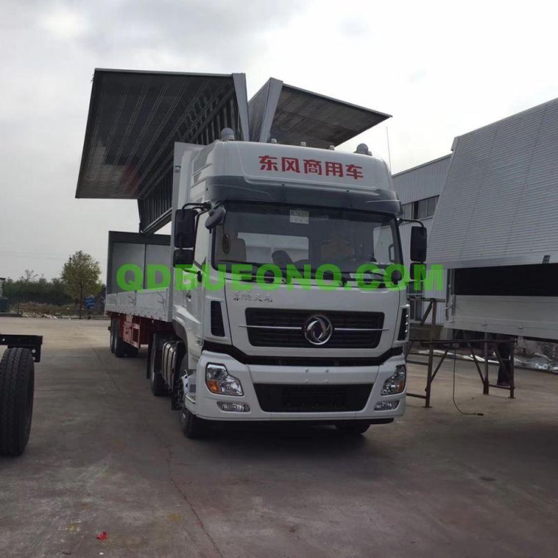 Sinotruk Wing Open Box Body 4X2 6 7 8 Tons Van Cargo Truck