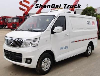 China Manufacturer Changan Mini 4X2 Carry Freezer Cooling Ice Cream Mobile Refrigerator Truck
