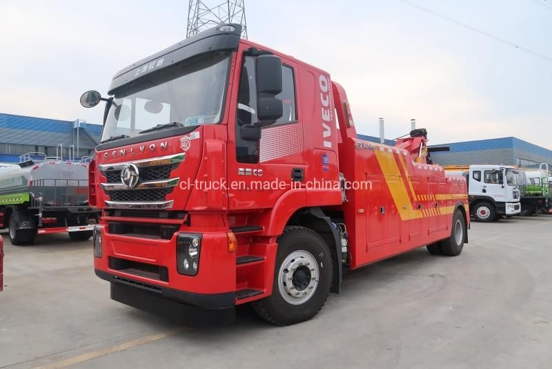 Hongyan Heavy Duty 20tons Towing Equipment Trucks Wrecker