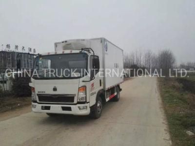 Sinotruck HOWO 4X2 10ton Light Van Truck Refrigerator Transport Truck