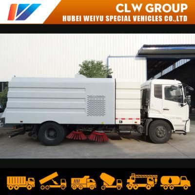 China Hot Sale Dongfeng 6 Ton Large City Road Mobile Cleaners 6t Cleaning Sweeper Truck