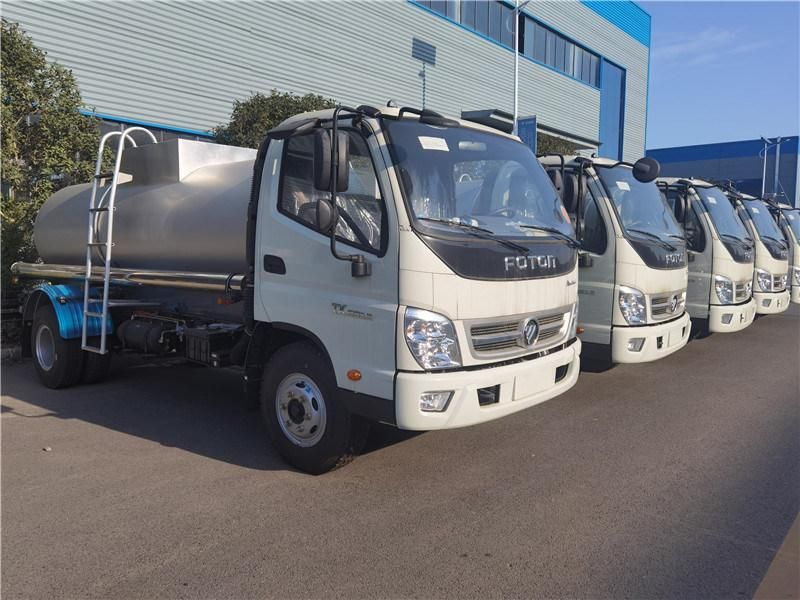 Good Quality Foton 4X2 Aumark Stainless Steel Water Tank Truck for Sale