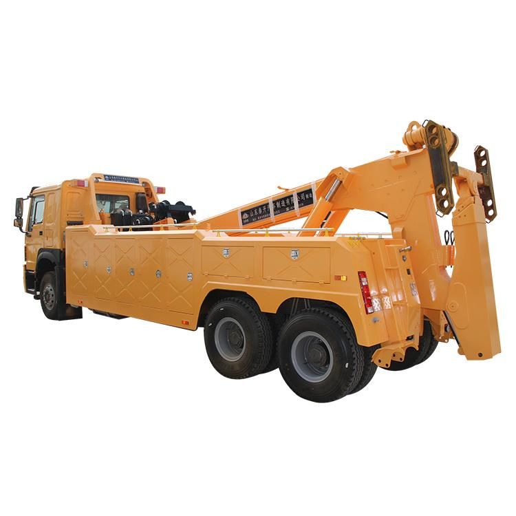 HOWO 6*4 Diesel Fuel Type Towing Truck Equipment Tow Wrecker Truck