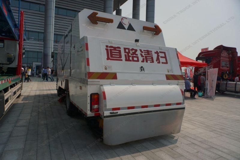 Street Cleaning Stainless Steel Tank Road Sweeper Truck