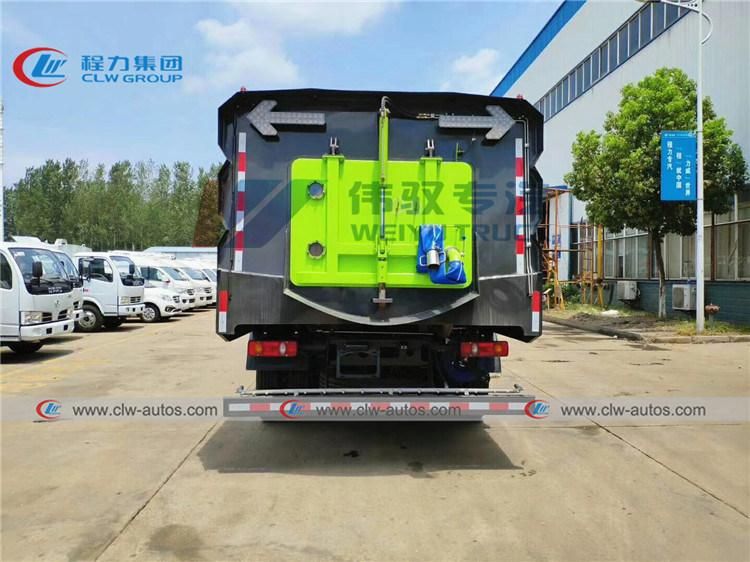 Brand New Dongfeng 170HP Road Cleaning Vehicle 16cbm Durable Street Cleaner Truck for Sale