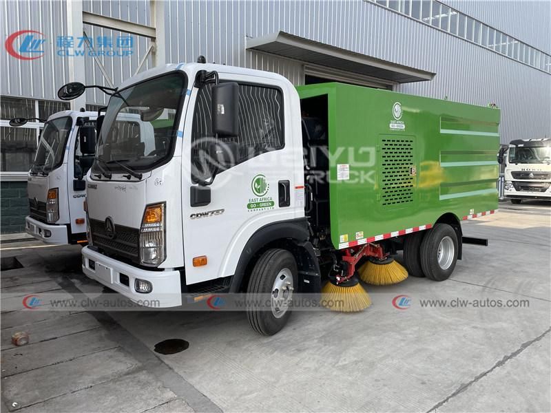 Sinotruk HOWO 1.5cbm 1500liters Water Tanker 4cbm 4000liters Dust Tanker Road Cleaning Sweeper Truck