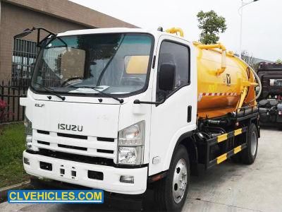 Isuzu 5cbm 6wheeler Sewer Sewage Suction Truck