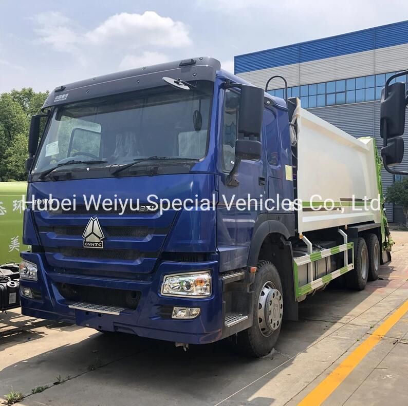 China HOWO 18m3-20cbm Special Compactor Refuse Delivery Trucks 6*4 Compressed Garbage Transport Waste Collection Dustcart Rubbish Transfer Truck