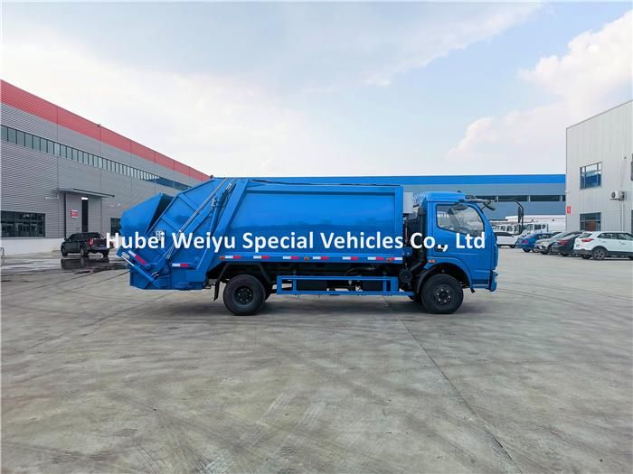 4tons Rear Loader Garbage Collection Vehicle Dongfeng 4cbm Garbage Compactor Truck