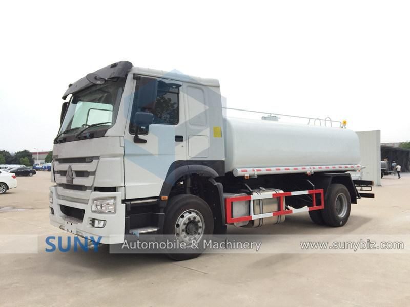 Rhd LHD Sinotruk Golden Prince 190HP 15000L Water Tank Truck