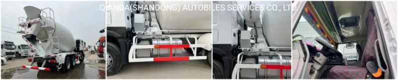 Factory Direct Sale HOWO Truck Concrete Mixer Price 10m3 6X4 Portable Concrete Pump Mixer Transport Truck