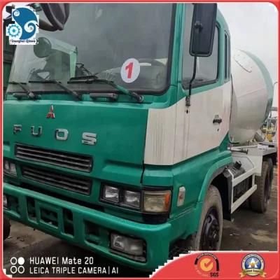 6X4 Construction Trucks Japan Fuso Concrete Mixer Truck 254kw