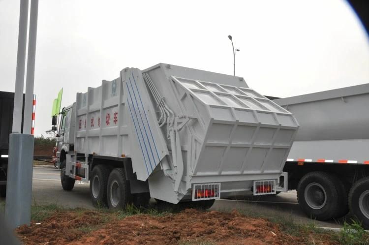 Hydraulic Lifter Waste Compactor Bin Garbage Trash Compression Truck