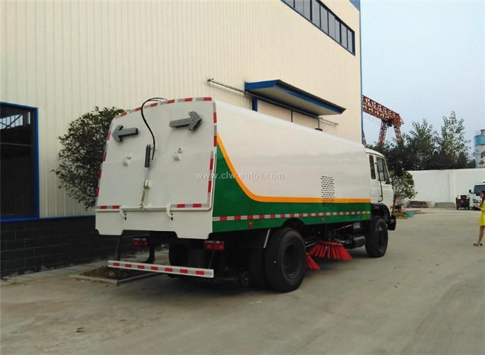 Highest Cleaning Performance Mechanical Broom 12m3 Vacuum Street Sweepers Mounted on Truck Body