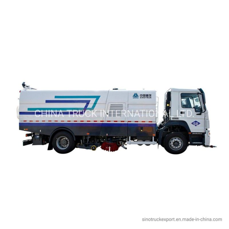 HOWO Road Sweep /Suction Street Cleaning Sweeper Truck